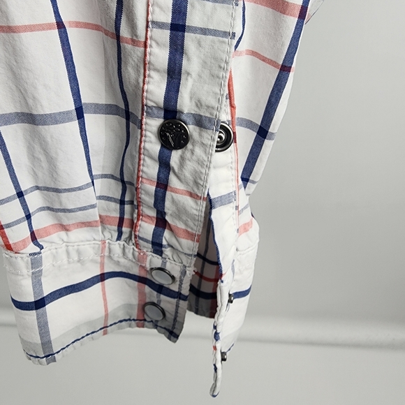 Disney Twenty Eight & Main Street Mens Pearl Snap Long Sleeve Shirt XL Plaid - Picture 5 of 11